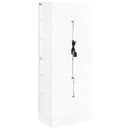 Coaster Furniture Cabra 950397 Display Case Curio Cabinet with Glass Shelves and LED Lighting - White High Gloss IMAGE 7