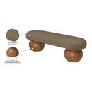 Meridian Bowie Olive Bench IMAGE 8