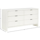 Meridian Fairfax Cream Dresser IMAGE 11