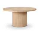 Meridian Belinda Natural Oak Veneer Dining Table IMAGE 1