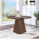 Meridian Bernada Brown Dining Table IMAGE 2