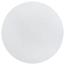 Coaster Furniture Judd 109330 54-inch Round Dining Wood Table with Shelf - Pearl White IMAGE 5