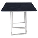 Coaster Furniture Desden 109361 79-inch Rectangular Sintered Stone Dining Table - Grey IMAGE 5