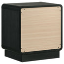 Coaster Furniture Cavelle 223662 2-Drawer Nightstand Bedside Table - Black IMAGE 6