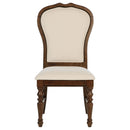 Coaster Furniture Landon 109402 Upholstered Dining Side Chair - Rich Brown IMAGE 3