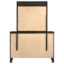Coaster Furniture Carlton 202093M 6-Drawer Dresser with Mirror - Cappuccino IMAGE 7