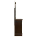 Coaster Furniture Louis Philippe 202413M 6-Drawer Dresser with Mirror - Cappuccino IMAGE 9