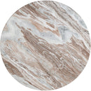 Meridian Genoa Brown Marble Dining Table IMAGE 4
