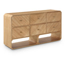 Meridian Parker Natural Ash Veneer Dresser IMAGE 1