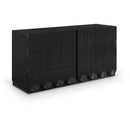 Meridian Scallop Black Dresser IMAGE 1