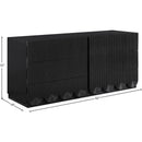 Meridian Scallop Black Dresser IMAGE 8