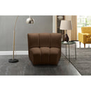 Meridian Infinity Brown Velvet Modular Chair IMAGE 2