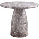 Meridian Cosenza Brown 36" Marble Finish Concrete Dining Table IMAGE 5