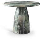 Meridian Cosenza Green 36" Marble Finish Concrete Dining Table IMAGE 1