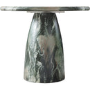 Meridian Cosenza Green 36" Marble Finish Concrete Dining Table IMAGE 4