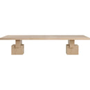 Meridian Anzio Oak Dining Table (3 Boxes) IMAGE 7