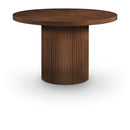 Meridian Belinda Brown Oak Veneer Dining Table IMAGE 1