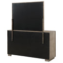 Coaster Furniture Durango 223273M 8-Drawer Dresser and Mirror - Taupe Oak IMAGE 7