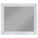 Coaster Furniture Marielle 224844 Dresser Mirror - Distressed White IMAGE 2