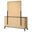 Coaster Furniture Kaywood 225003M 6-Drawer Dresser and Mirror - Natural Pine IMAGE 7