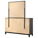 Coaster Furniture Watson 212423M 6-Drawer Dresser with Mirror - Grey Oak IMAGE 7