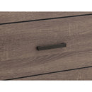 Coaster Furniture Brantford 207043M 6-Drawer Dresser with Mirror - Barrel Oak IMAGE 11