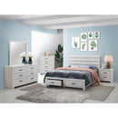 Coaster Furniture Brantford 207053M 6-Drawer Dresser with Mirror - Coastal White IMAGE 10