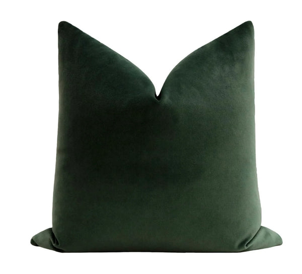 LUXE 22x22 PILLOW COVER-GREEN