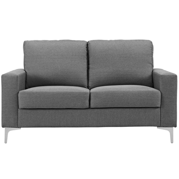 Modway Furniture Allure Stationary Fabric Sofa EEI-2777-GRY IMAGE 1