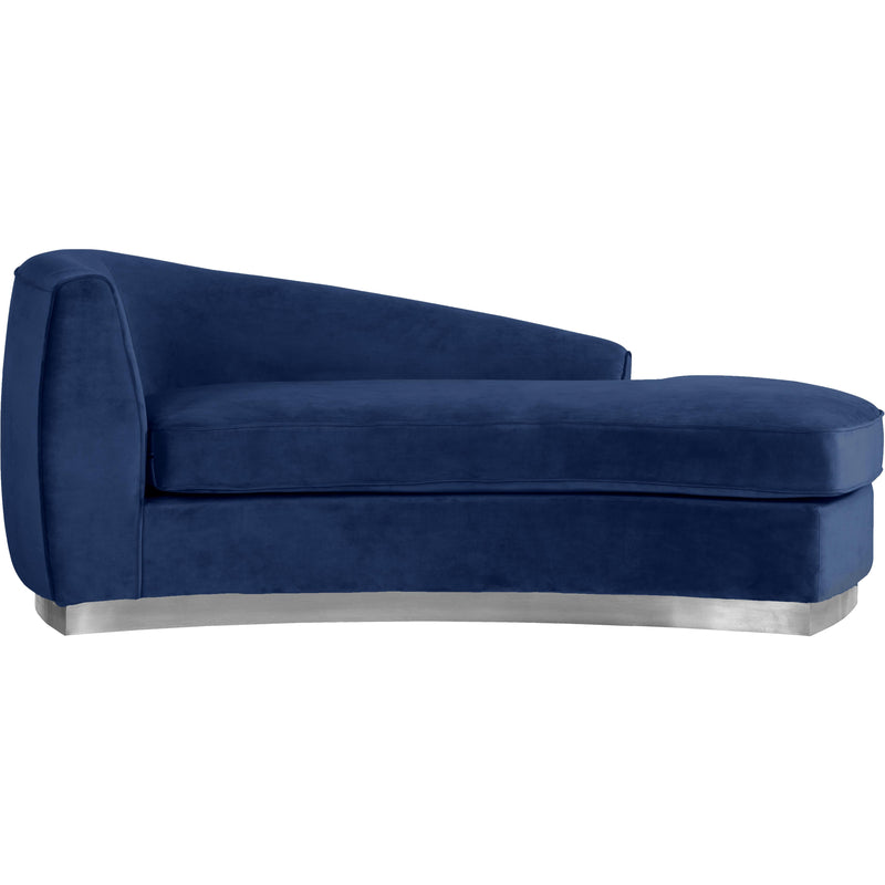 Meridian Julian Fabric Chaise 621Navy-Chaise IMAGE 1
