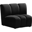 Meridian Infinity Stationary Fabric Chair 638Black-C IMAGE 1