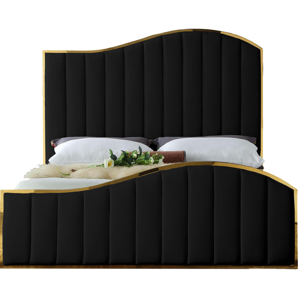 Meridian Jolie Queen Upholstered Platform Bed JolieBlack-Q IMAGE 1