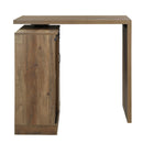 Acme Furniture Quillon Pub Height Dining Table with Pedestal Base DN00153 IMAGE 2