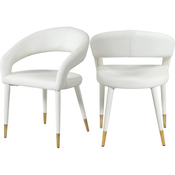 Meridian Destiny Dining Chair 538White-C IMAGE 1