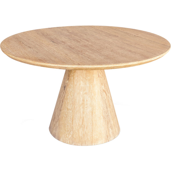 Meridian Round Linette Dining Table with Pedestal Base 877-T IMAGE 1