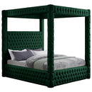 Meridian Royal King Canopy Bed RoyalGreen-K IMAGE 1