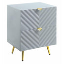Acme Furniture Gaines 2-Drawer Nightstand BD01041 IMAGE 1