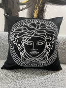 VERSACE 20x20 PILLOW COVER-BLACK&WHITE