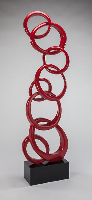 Red Ring Sculpture