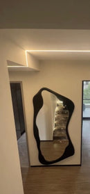 Black Modern Luxury Art Mirror (7FT)