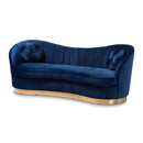 TSF5510-Dark Royal Blue/Gold-Sofa