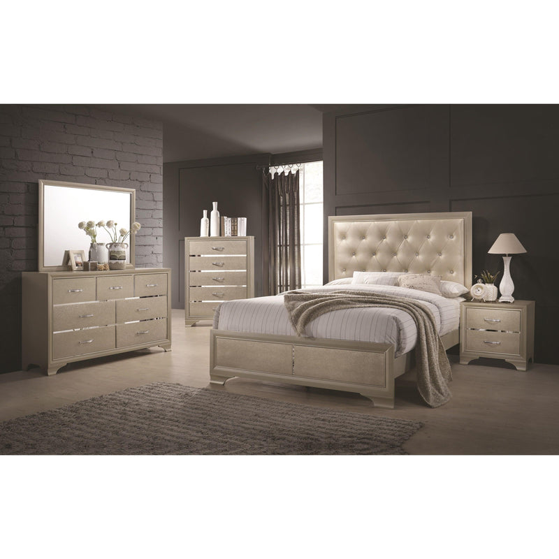 Coaster Furniture Beaumont 205291Q 7 pc Queen Upholstered Bedroom Set IMAGE 1