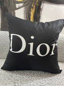 DIOR 20x20 PILLOW COVER- BLACK &WHITE