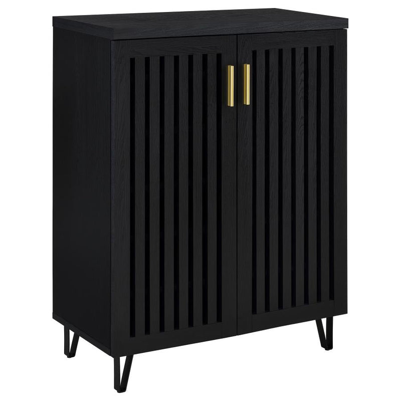 Coaster Furniture 950422 BRIXTON 2-DOOR ENTRYWAY SHOE STORAGE CABINETS BLACK