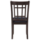 Coaster Furniture Lavon 102672 Wood Dining Side Chair - Espresso (Set of 2) IMAGE 6