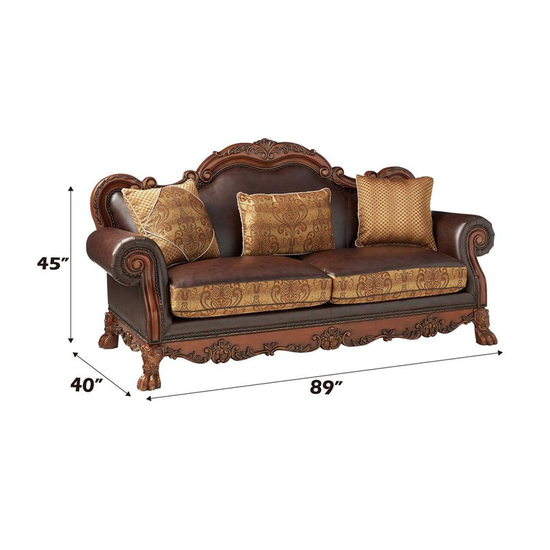 Acme Furniture Dresden 15160 Sofa with 3 Pillows IMAGE 6