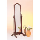  Coaster Furniture Cabot 3103 Wood Adjustable Full Length Cheval Mirror - Merlot IMAGE 2