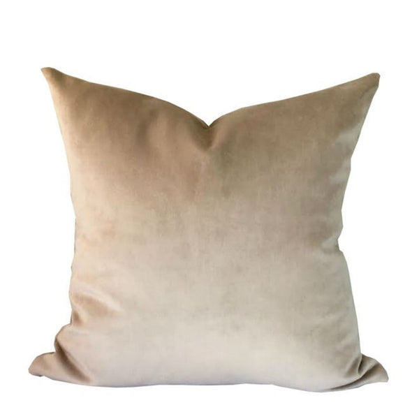 LUXE 22x22 PILLOW COVER -TAN