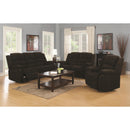 Coaster Furniture Gordon Glider Fabric Recliner 601463 IMAGE 2