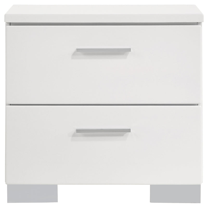 Coaster Furniture Felicity 2-Drawer Nightstand 203502 IMAGE 2